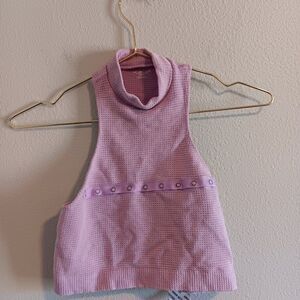 Urban Outfitters Intimate OUT FROM UNDER Lavendar Snap Cutout Crop Top M/L